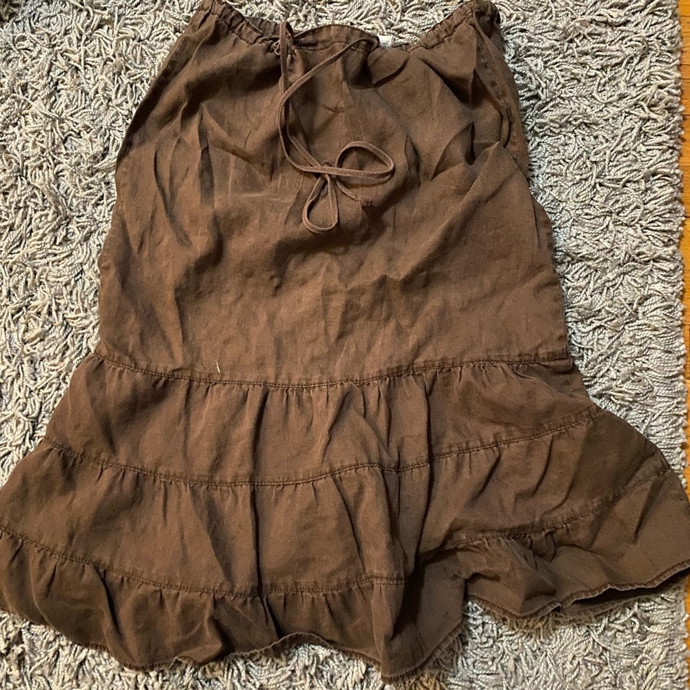 brown fairy/renaissance skirt